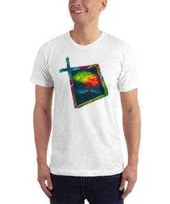 Crossedink - Rainbow Tree  I  American Apparel